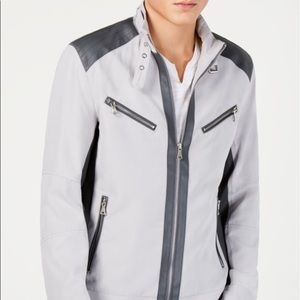 International Concepts Faux Leather Moto Jacket